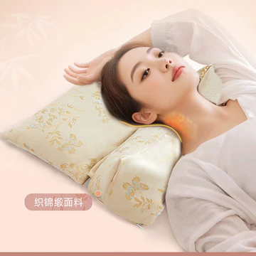 Gối kê cổ, gối trụ hình trụ hỗ trợ cổ, gối vỏ kiều mạch dành cho người lớn.