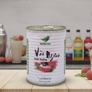 [Combo Giá Sỉ] Vải Ngâm Nước Đường Hoàng Gia 565g Topping Ngọt Thanh, Giòn Ngon Cho Mọi Món Trà