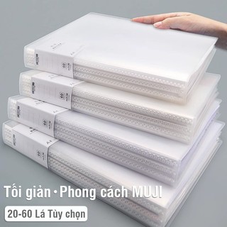 File Lá Đựng Tài Liệu A4 Với Số Lá 20/30/40/60, Phù Hợp Văn Phòng Và Học Sinh, Chắc Chắn Và Gọn Nhẹ