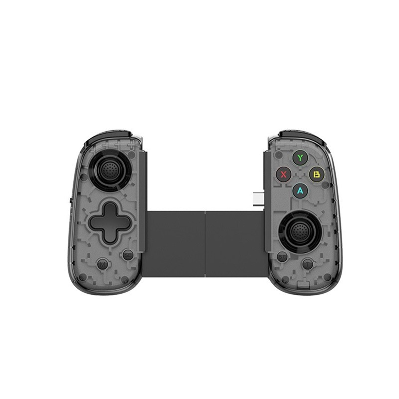 D6 Mini Tay Cầm Chơi Game Kéo Dài Điều Khiển Chơi Game Cho Android Điện Thoại Di Động PC Máy Tính Bảng Hiệu Ứng Hall Cần Điều Khiển Có Thể Gập Lại Cổng Type-C