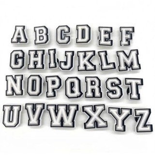 Charm/Sticker gắn dép - Charm Bảng chữ cái- bán từ 2 chữ giá 5k/1 chữ