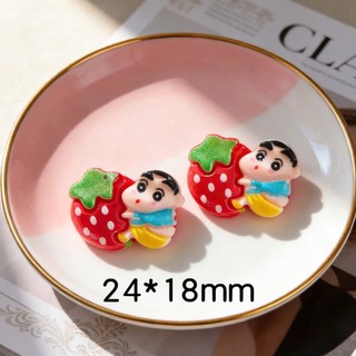 Charm gắn dép: Charm Shin thế giới kẹo ngọt - Set 06 sticker ngọt ngào dễ thương