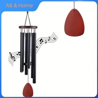 ABQ Classic 26 Inch Nhôm Chuông Gió Có Gỗ Treo Thẻ Trang Trại Sân Vườn Ban Công Hành Lang Trang Trí VN