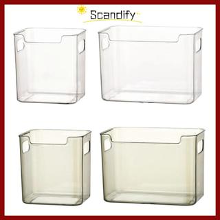 [COD] Giá sắp xếp tủ lạnh SCANDIFY, Hộp đựng tủ lạnh đa chức năng có thể xếp chồng lên nhau, Làm dày không gian Thùng đựng tủ lạnh dung tích lớn Hộp đựng nhà bếp