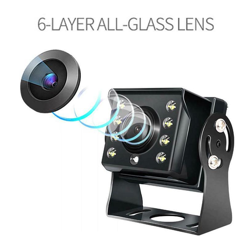 [MAKY] Tru Bus Trailer RV Điểm Mù Phía Sau Ô Tô Ngược AV Camera LED Tầm Nhìn Ban Đêm VN