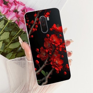 Dành Cho Xiaomi Pocophone F1 Ốp Lưng M1805E10A Hoa Phổ Biến Chanh Mềm Silicon Mỏng Vỏ Bảo Vệ Cho Xiaomi Poco F1 F 1 PocoF1 Vỏ