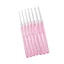 YOI DIY Crafting Hook Bộ tay cầm cao su màu hồng Kích thước khác nhau Sáng tạo