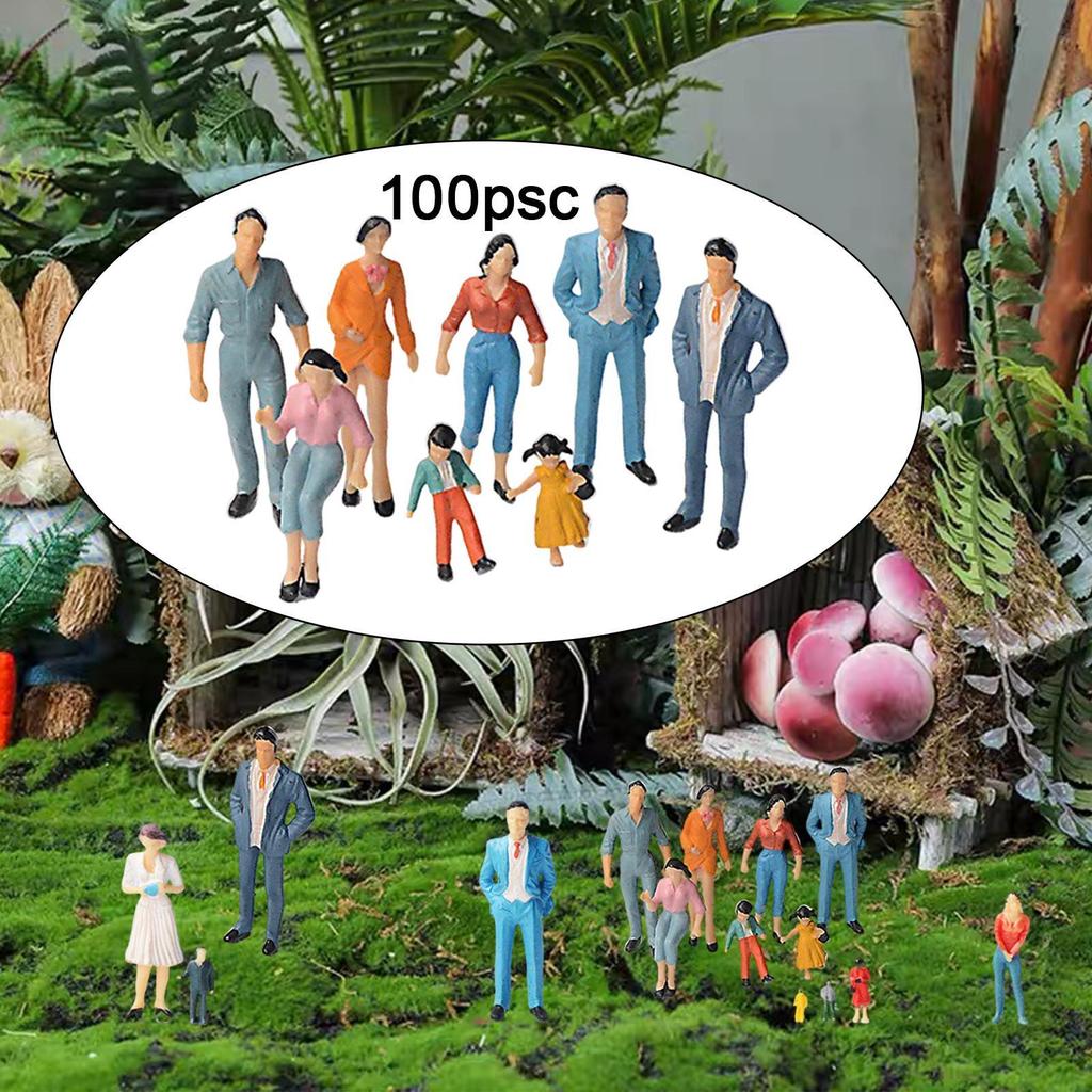 Nhựa Vẽ Tay Nhân Vật Phong Cảnh Cát Bàn Đồ Chơi Mini Người Diorama Trang Trí