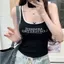 Áo Tank Top FEDAOG chặn màu, có miếng đệm ngực, thiết kế ngọt ngào và độc đáo theo kiểu Mỹ
