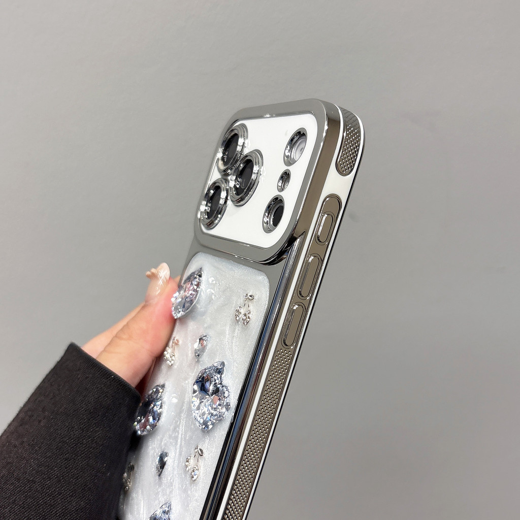 Ốp lưng iPhone hình mèo anh đào 3D thích hợp cho iPhone 17 Pro Max 17 16 15 14 iPhone13