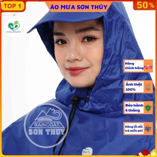( GIÁ XƯỞNG ) Áo mưa choàng siêu to Sơn Thủy K8 - áo mưa vải dù cỡ đại , SIZE TO