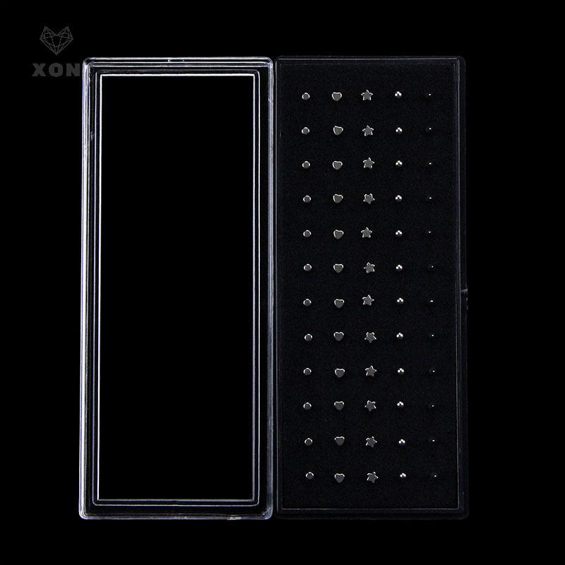Vòng mũi thép không gỉ 20G - Trang sức xuyên cơ thể cho xương tai