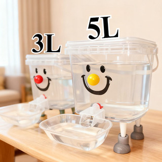 Máy phân phối nước tự động 3L / 5L, Thích hợp cho gia đình, chó con và mèo con, dung tích lớn, dưỡng ẩm tự động