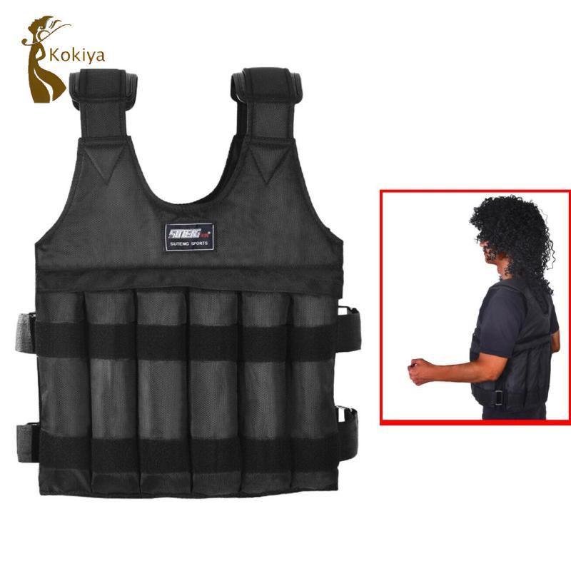 Áo tập nặng 50kg, có thể điều chỉnh, phù hợp với thiết bị tập luyện boxing và fitness