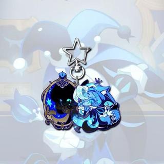 IMPORT Game Cookie Run: Kingdom Cosplay Keychain Acrylic Pendant Key Chain Keyring Kawaii Ornam