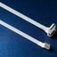 Dây cáp USB C góc phải Star White Hỗ trợ xây dựng TPE phẳng Cung cấp nguồn 5V và truyền dữ liệu 480Mbps