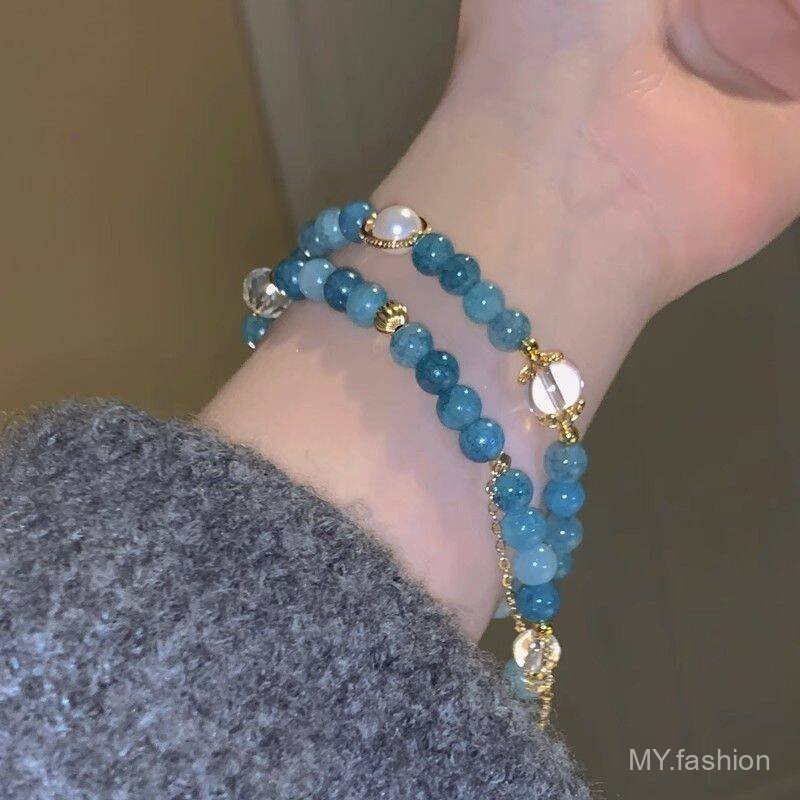 Vòng Tay Pha Lệ Hình Tròn Đôi Phong Cách Cung Điện Cổ Điển - Nhẹ Nhàng Cho Bạn Gái