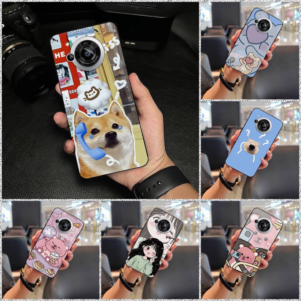 Ốp lưng silicon TPU mềm Sharp Aquos R7 / SH-52C, bọc toàn bộ, chống sốc, chống bụi, chống nước, chống va đập, họa tiết hoạt hình graffiti, dễ thương