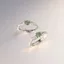 Nhẫn đôi cỏ ba lá bốn lá Quà tặng tinh tế đơn giản cao cấp