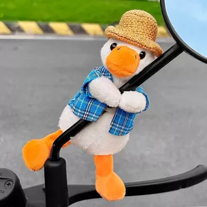 Xe Điện Gương Chiếu Hậu Phụ Kiện Trang Trí Búp Bê Sang Trọng Hoạt Hình Dễ Thương Xe Máy Điện Đồ Chơi Trang Trí
