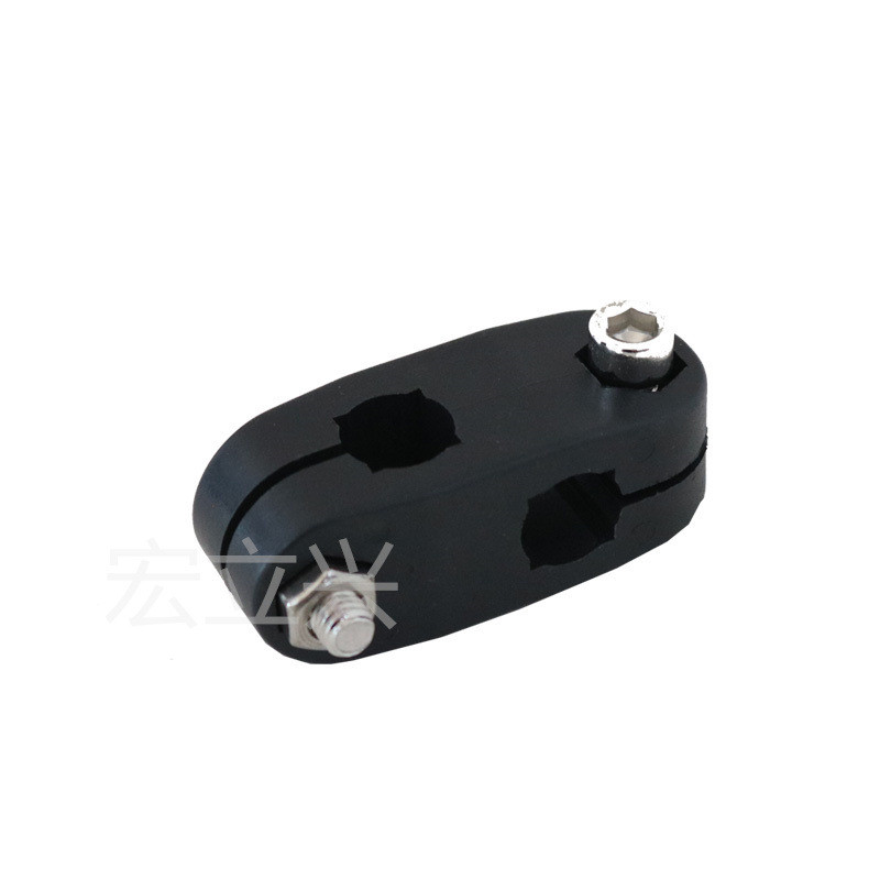 Honglixing Nhỏ Chữ Thập Chuck HS0143 Nhựa Đôi Lỗ Loại Cố Định Nhựa Chữ Thập Adapter Khẩu Độ 12 U1EV
