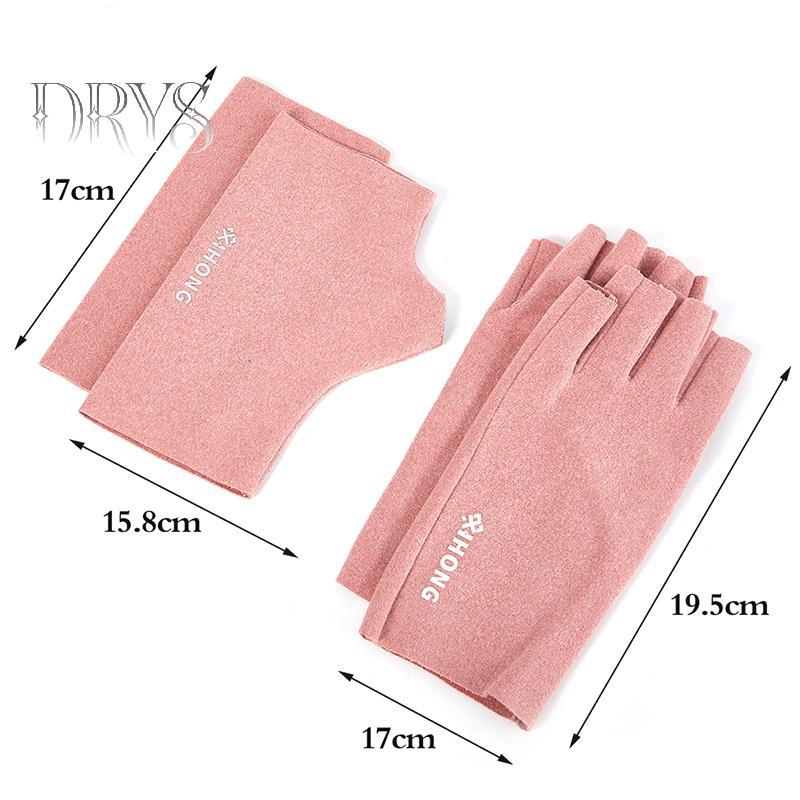 Găng tay nữ giữ nhiệt đi xe, chống tia UV, kiểu chia ngón/bao tay, mềm tiện lợi