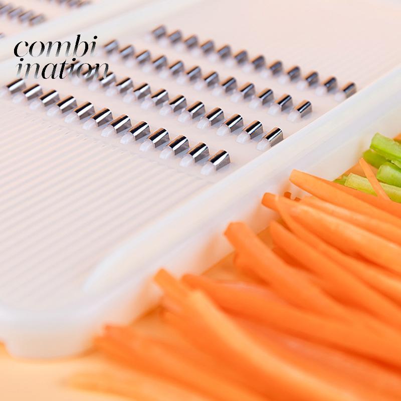 (TFT) Rau Quả Khoai Tây Mandolin Máy Thái Peeler Dicer Cutter Chopper Grater MỚI