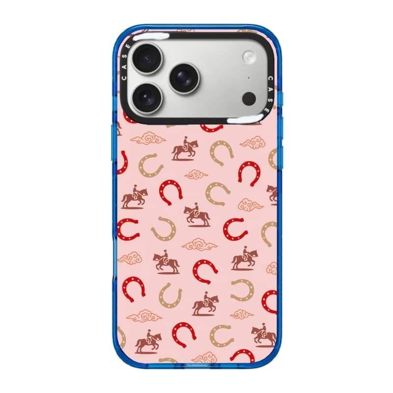 CASECASE X Lucky Horse Case Black / Sky Blue / Pink Fizz Candy Collection Màu sắc trong suốt cứng hút từ tính Vỏ tác động cho Apple IPhone 13 14 15 16 17Pro Max Plus Có hộp