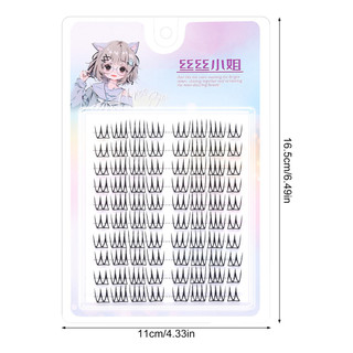 Lông Mi Giả Hình Chữ U Hàn Quốc Không Cần Keo - Lông Mi Wispy Mỏng Tự Nhiên Cho Nữ
