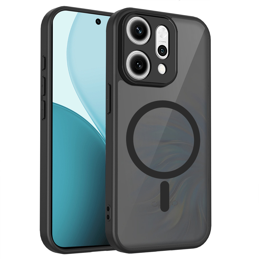 Ốp lưng OPPO Reno 14 Pro 5G Vỏ hấp dẫn từ tính màu đen mờ cho Ốp điện thoại OPPO Reno 14 5G