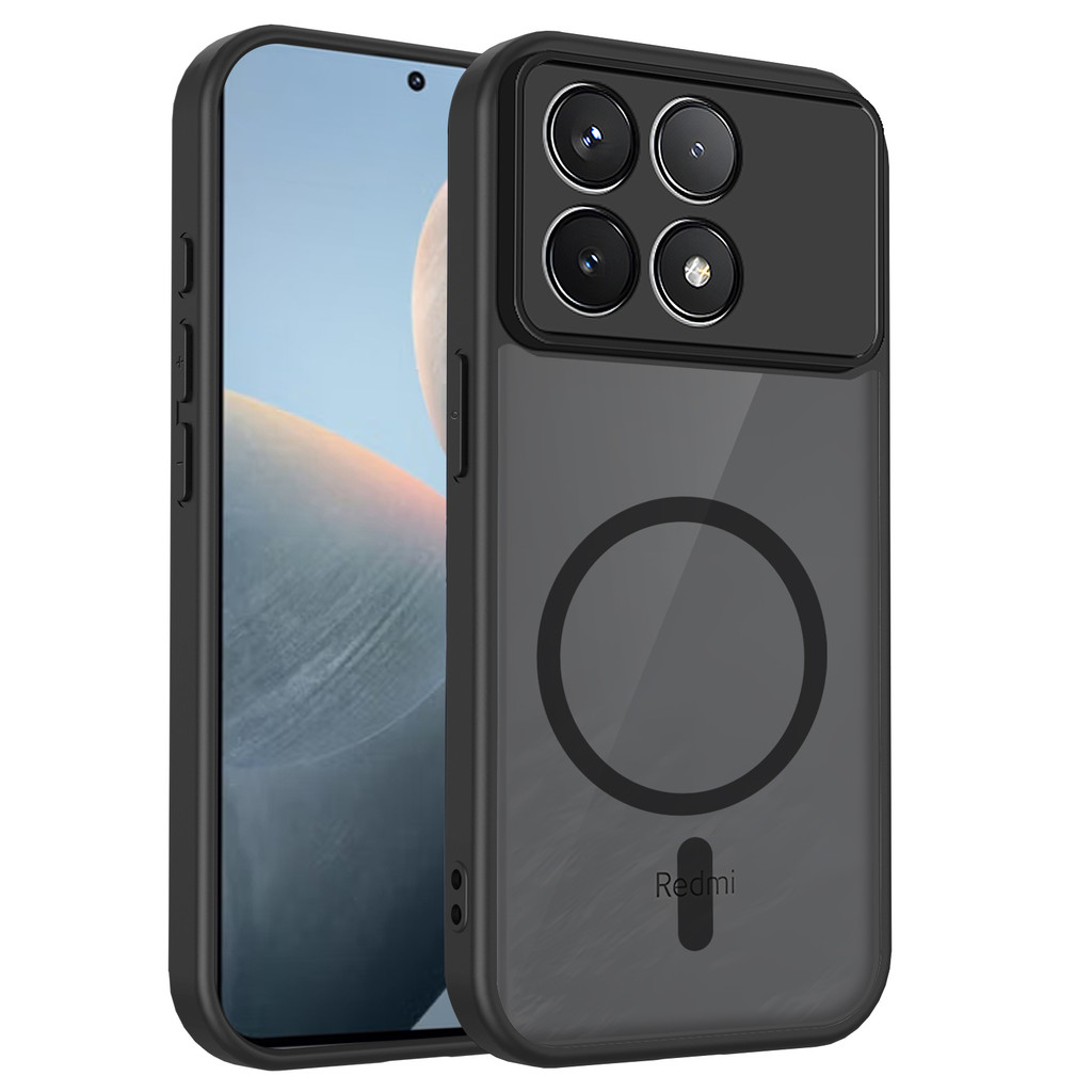 Ốp lưng Xiaomi Poco F8 Pro 5G Vỏ thu hút từ tính màu đen mờ cho Ốp điện thoại Xiaomi Poco F8 Pro 5G