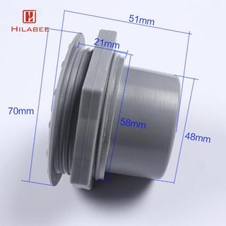 Ổ cắm ống xả trên nóc du thuyền tròn 78x51mm - Lỗ lắp đặt: Khoảng 60mm, Xám