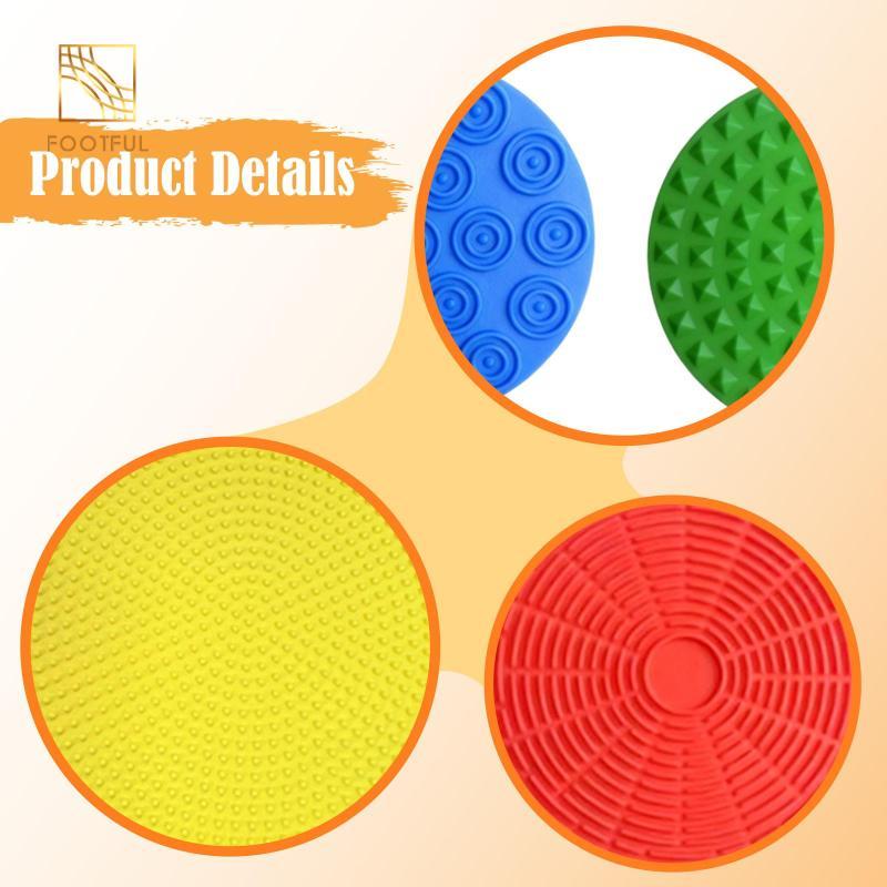 4 Thảm cảm giác silicon xúc giác, đồ chơi học tập sớm kết cấu cho hoạt động lớp học