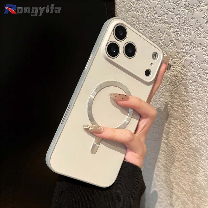 Ốp Điện Thoại Từ Tính Cho Realme 16 Pro Plus 12 Lite C100 C100X C100i C83 C71 C67 Narzo Note 80 70 70T P4 Lite 5G 4G Vỏ Đơn Giản Dễ Thương Sang Trọng Chống Sốc Sạc Không Dây Vỏ Mềm