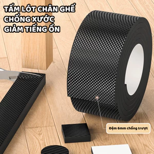 Xốp Dán Cố Định Chân Bàn Ghế Chống Trượt Chống Ồn Dày Dặn 6mm Lót Chân Bàn Ghế Chống Xước Bảo Vệ Nền Nhà
