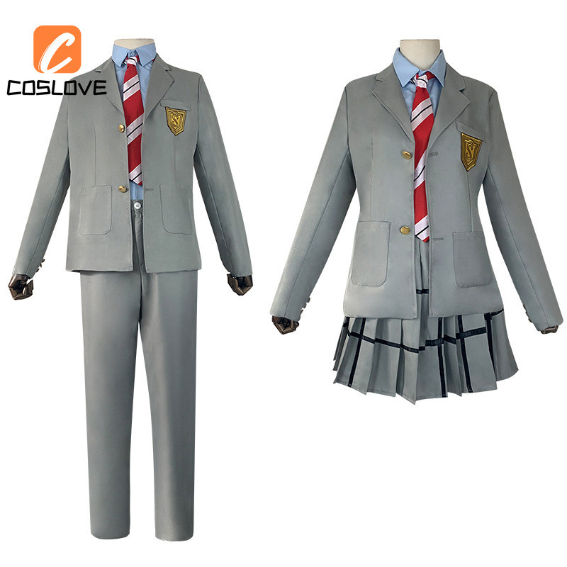 Anime "Tháng Tư Là Nói Dối Của Bạn" - Outfit Cosplay Miyazono Kaori, phù hợp làm đồng phục đi học hàng ngày