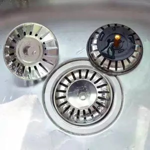 Bồn Rửa Nhà Bếp Lọc Thép Không Gỉ Cắm Nước Bao Cũ Bồn Rửa Dưới Nước Niêm Phong Nắp Nước Sàn Thoát Nước Lọc Lưới Chặn