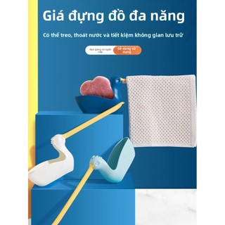 ☀Giá đỡ nhà bếp đa chức năng dễ thương cho chim mỏ dài, giá để khăn rửa chén, tổ chức sấy khô bát đĩa YTDZ
