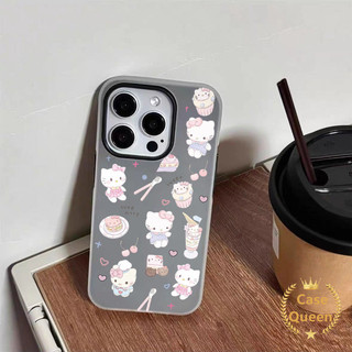 Ốp Lưng Cho Oppo A60 A6X A6 A5 Pro A79 A18 A38 A5X A5i A17 A57 A1K A15 A3s A16 A3X A54 A58 A7 A52 A74 A78 Reno 15 12 14 14F Sáng Tạo Mèo Kitty Ngọt Ngào Màu Kẹo 2 Trong 1 Bìa mềm