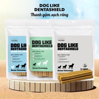 Thịt sấy và Snack chăm sóc răng miệng cho cún Dog Like Happy - Dentashield giảm cao răng