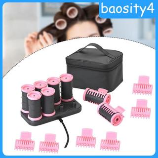 8 Miếng Con Lăn Nóng Tạo Kiểu Tóc Dụng Cụ Làm Nóng Nhanh Cổ Điển Cho Nữ Di Động Làm Nóng Tóc Con Lăn Cho Hẹn Hò Trang Điểm Chuyến Đi