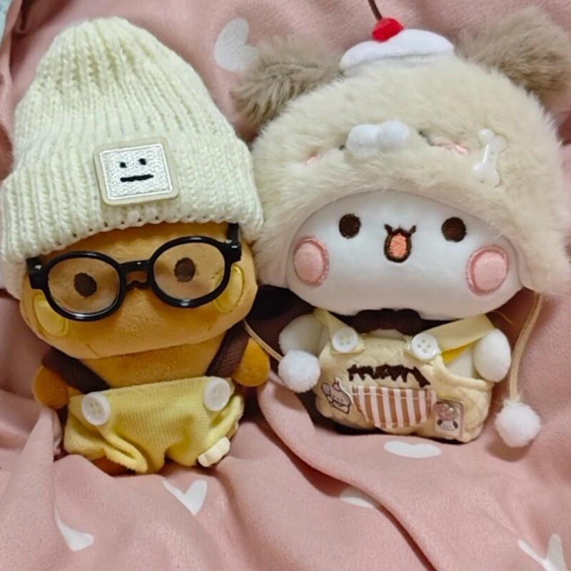 12cm Gấu Trúc Yier Búp Bê Bubu Dudu Cosplay Hello Kitty Sang Trọng Đồ Chơi 14 Phong Cách Mặc Mũ BUBU Móc Khóa Nhồi Bông Cho Cặp Đôi Bạn Gái Quà Tặng
