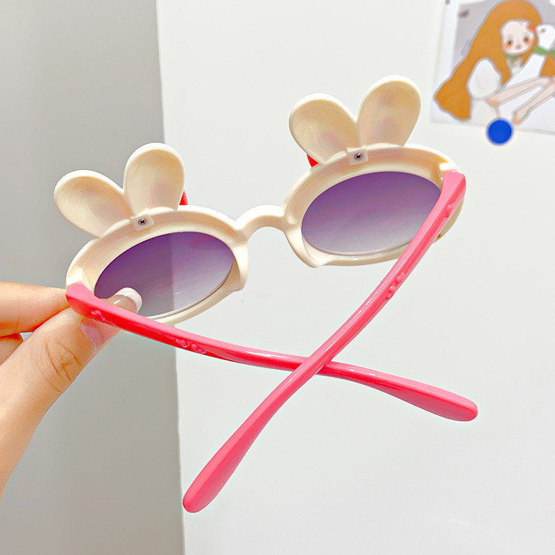 Phim Hoạt Hình Thỏ Tai Kính Mát Cô Gái Bé Đi Chơi Che Nắng Gương Dễ Thương Trẻ Em Hợp Thời Trang Kính Mát 0318