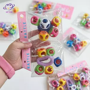 HFTOY 2 Chiếc Thiết Bị Tập Thể Dục Trẻ Em Vật Dụng Mẫu Giáo Vũ Chuông Tay Thiết Bị Tập Thể Dục Buổi Sáng Và Đạo Cụ ~