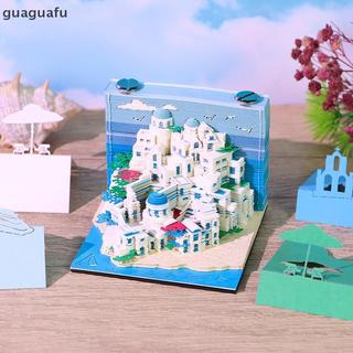 [guaguafu] Giấy 3D Khắc Nghệ Thuật Thủ Công Giấy Ghi Nhớ Notepad Note Pad Trang Trí Bàn Làm Việc Sáng Tạo DIY Trang Trí Quà Tặng Cho Giáng Sinh Trang Trí Máy Tính Để Bàn Tân Gia VN