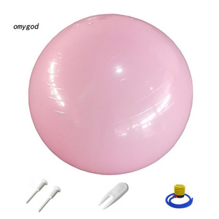 Bóng tập Yoga chống trượt PVC đa kích cỡ, kèm máy bơm - Phù hợp cho bà bầu và vật lý trị liệu tại gia