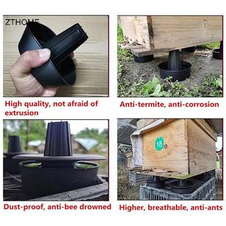 ZTHOME 4 / 8 Chiếc Ong Tổ Chống Kiến Braet Bồn Rửa Chống Côn Trùng Chân Đế Bồn Rửa Chân Nâng Cao Chân Tổ Ong Đứng Dụng Cụ Nuôi Ong HOT