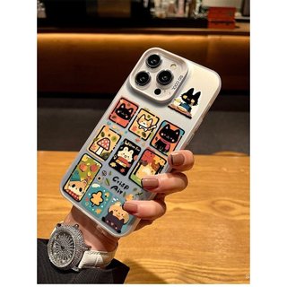 Ốp Điện Thoại Kitty Hoạt Hình Khung Thích Hợp Cho iPhone 15promax 16promax 17promax 17 16 15 14 pro max 13promax 13 12 11 promax xr Vỏ Bảo Vệ Chống Sốc