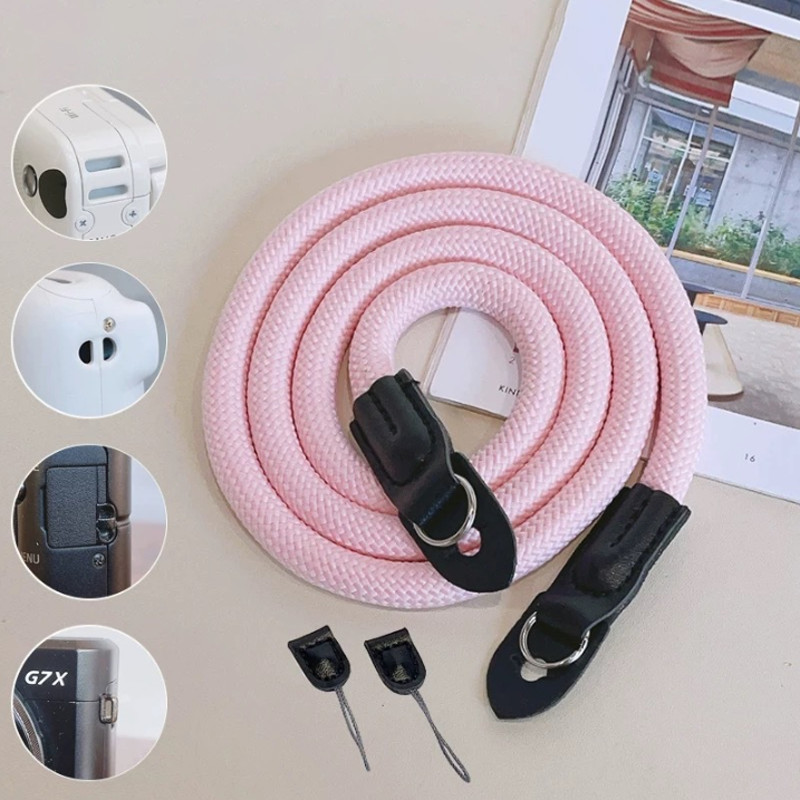Dây Đeo Máy Ảnh Đa Năng Cao Cấp - Camera Strap Phát Hành Nhanh, Đeo Vai/Chéo, Màu Candy Pastel Dễ Thương