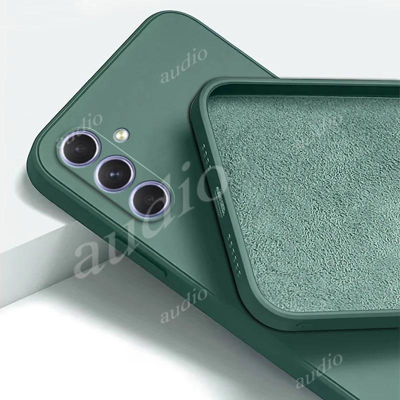 Ốp Lưng Silicon Lỏng Vuông Chính Hãng Samsung A57 5G Cho Samsung Galaxy A57 A37 A27 A17 A07 GalaxyA57 5G 4G Ốp lưng TPU Silicon Chống Sốc Cho SamsungA57 SamsungA37 5G